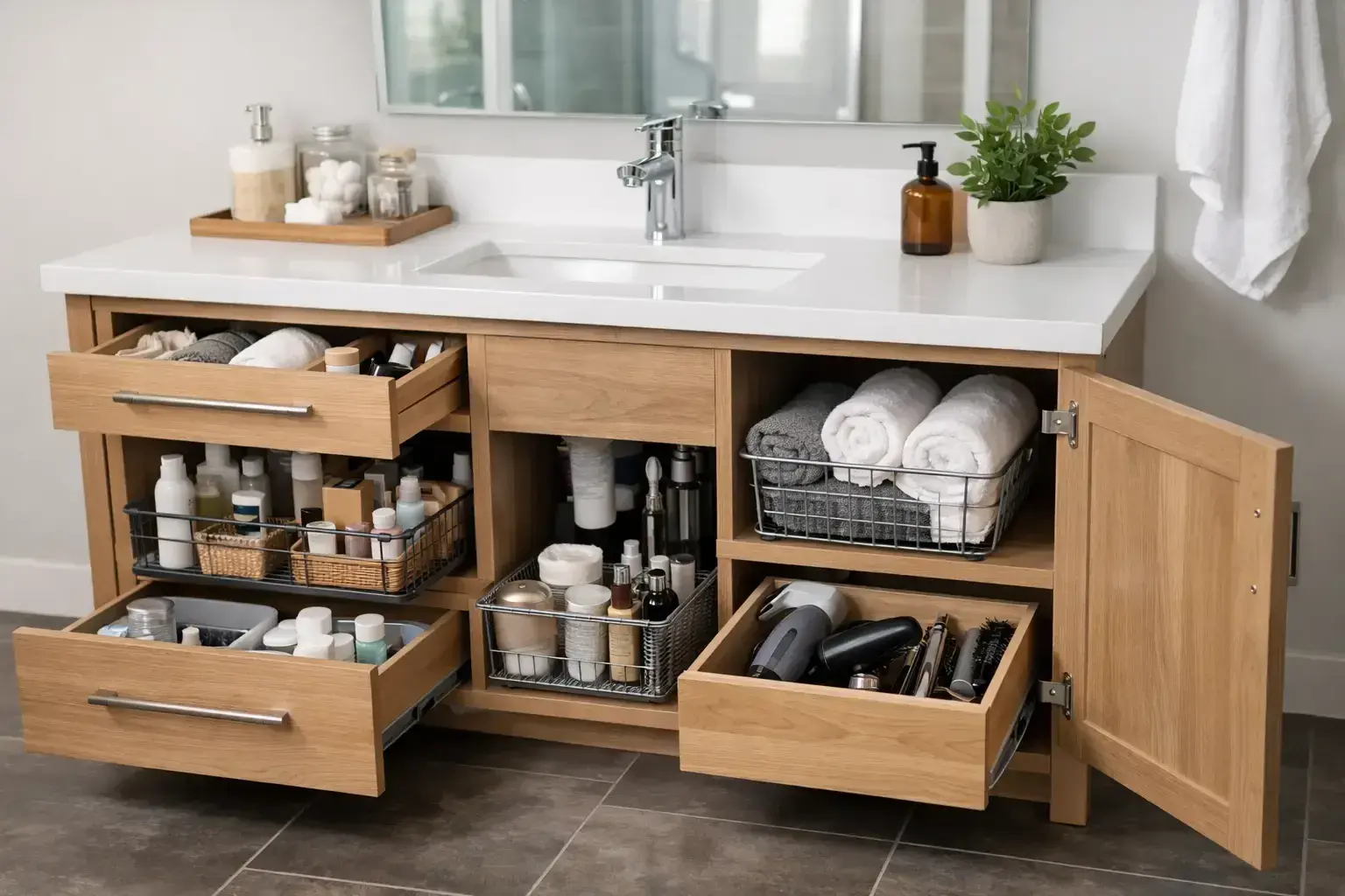 Bathroom Vanity Storage Solutions That Work