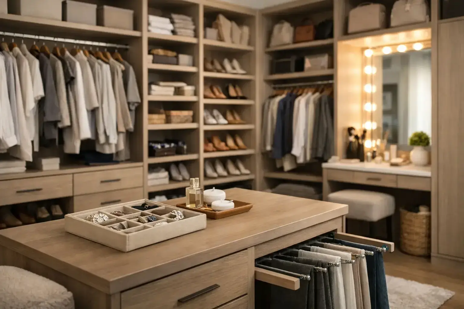 12 Best Walk In Closet Features for Daily Ease