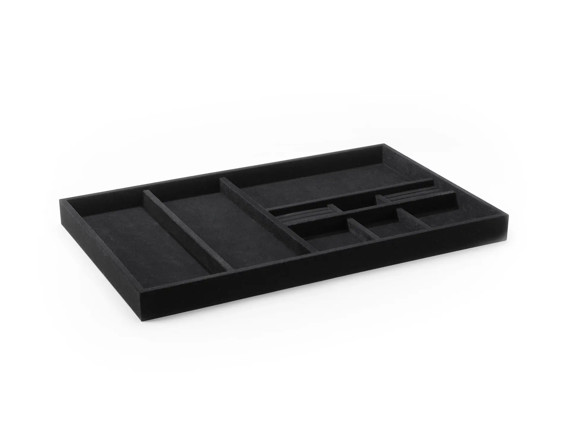Black velvet lined jewelry tray for custom closet systems in Pembroke Pines