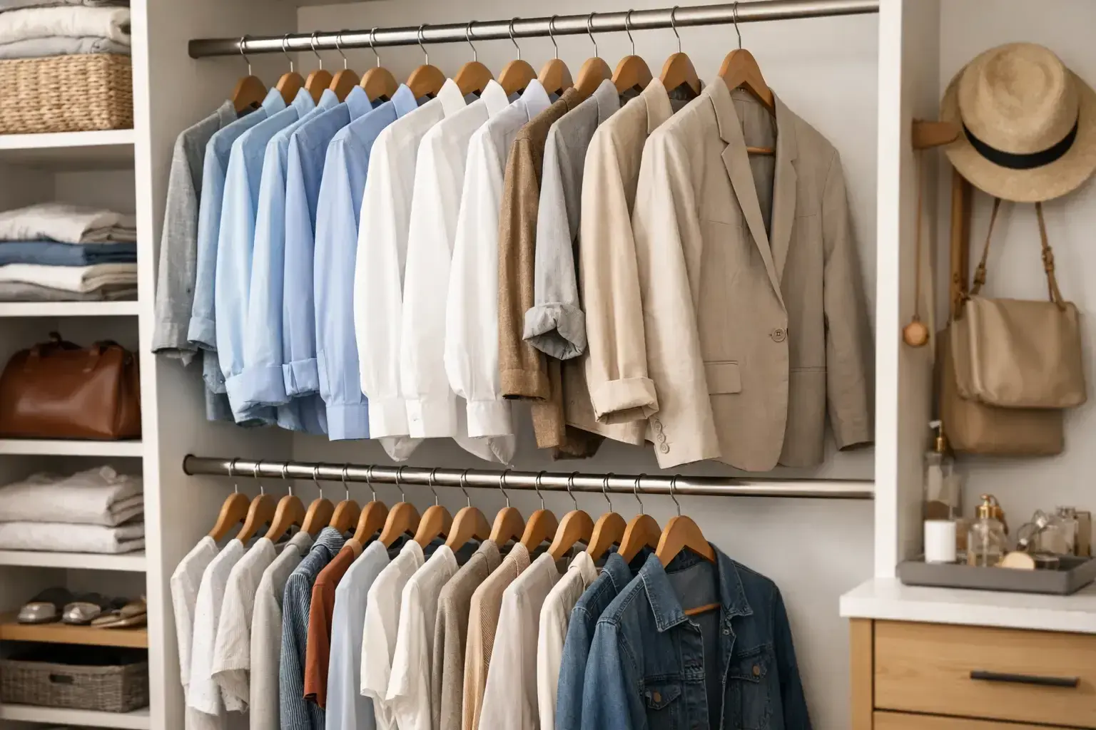 Closet Rod Height for a Better Everyday Routine