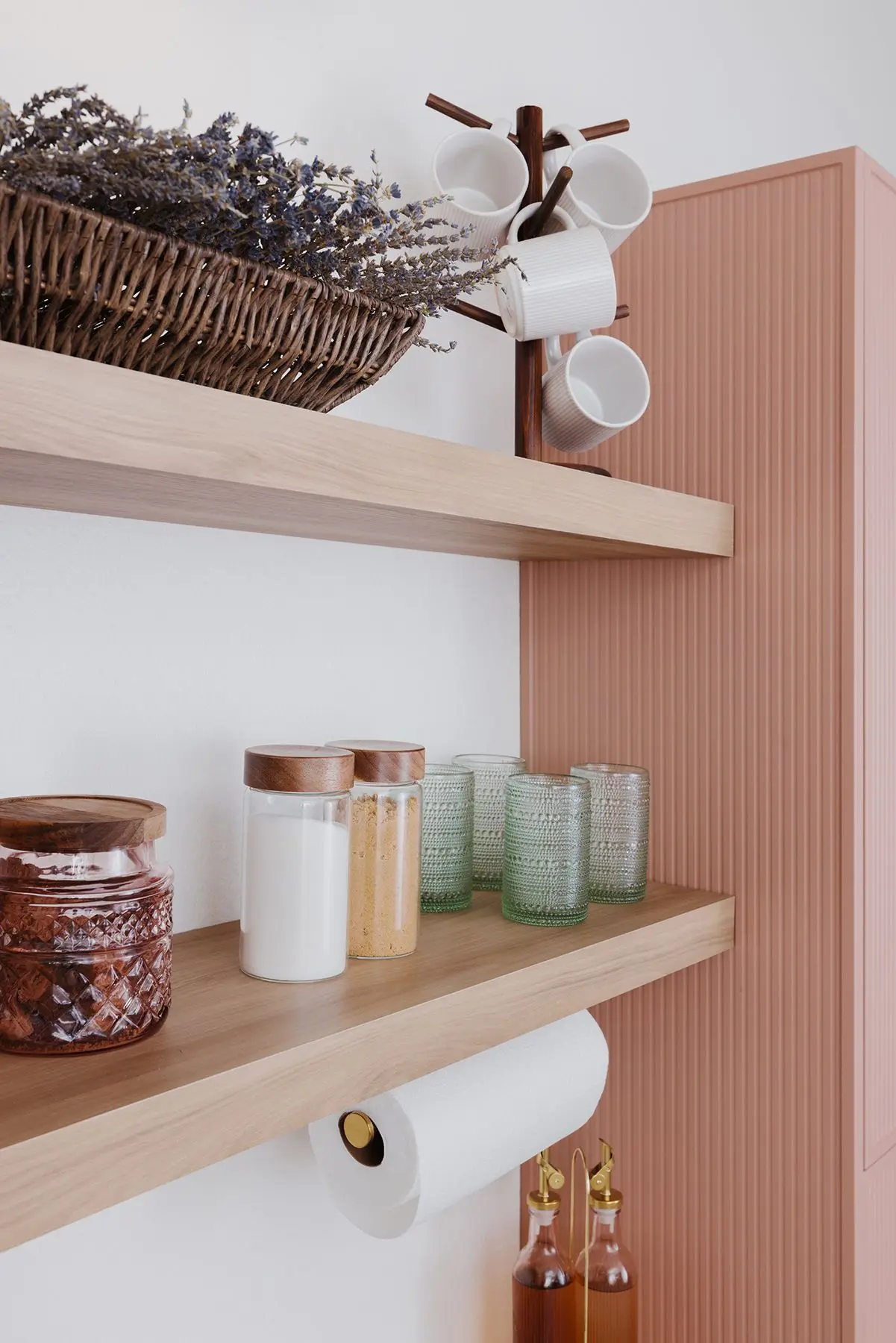 Bespoke modern luxury entertainment and coffee station cabinetry maximizing small spaces