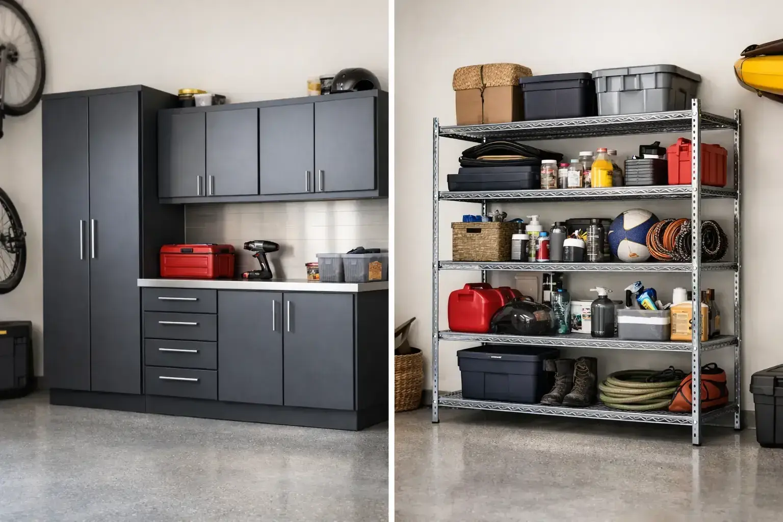 Garage Cabinets vs Shelving: Which Fits Best?
