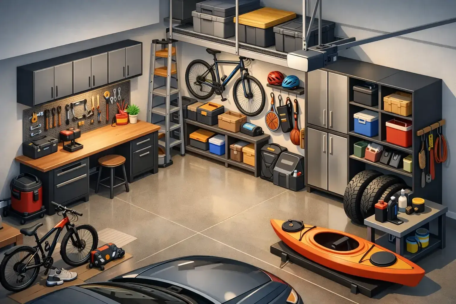 Garage Storage Design Guide for a Better-Working Space