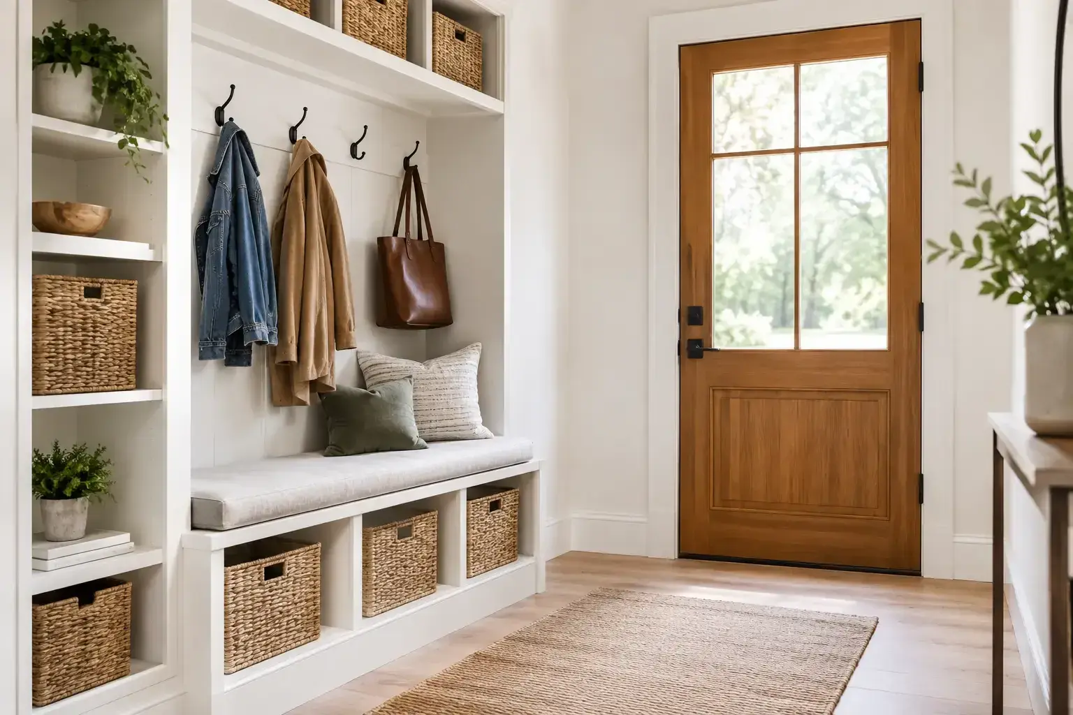 How to Create Entryway Storage That Works Hard