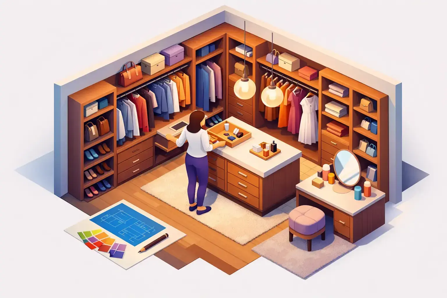 How to Design a Walk-In Closet