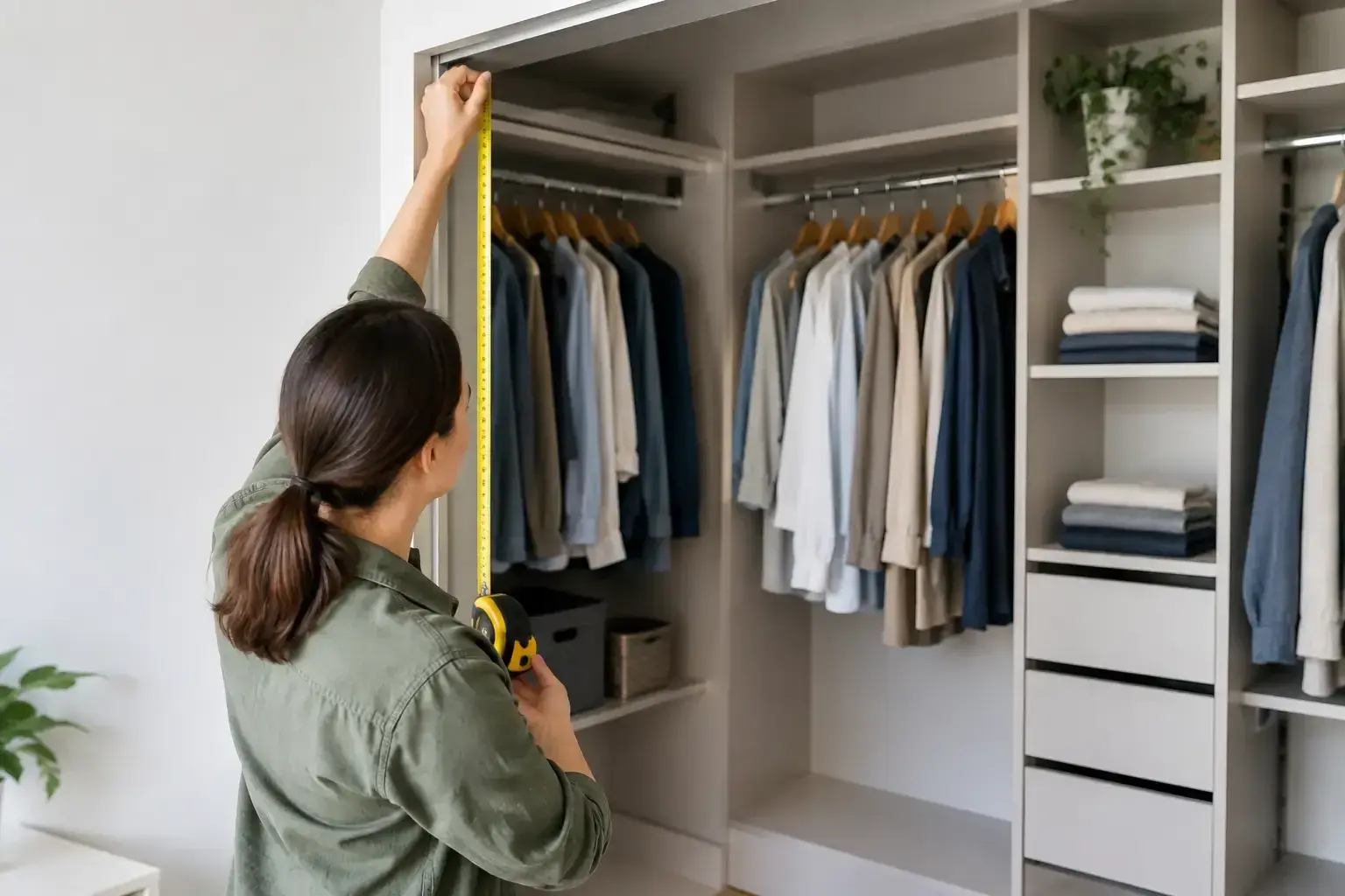 How to Measure Closet Dimensions for a Custom Fit