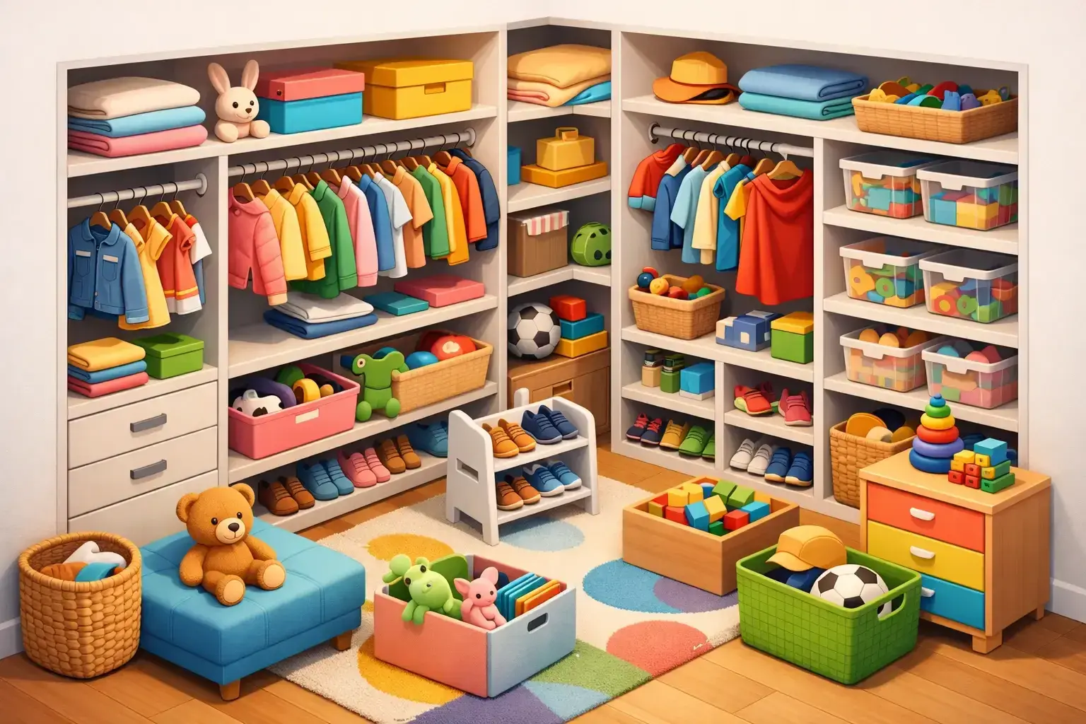 12 Kids Closet Organization Ideas That Work