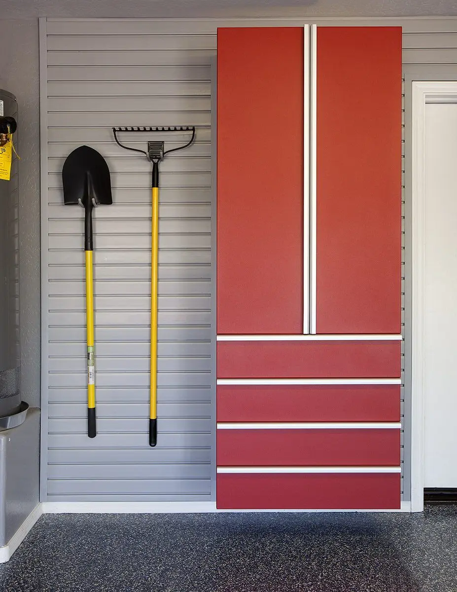 Durable lava garage workbench and tool organization setup in Lighthouse Point