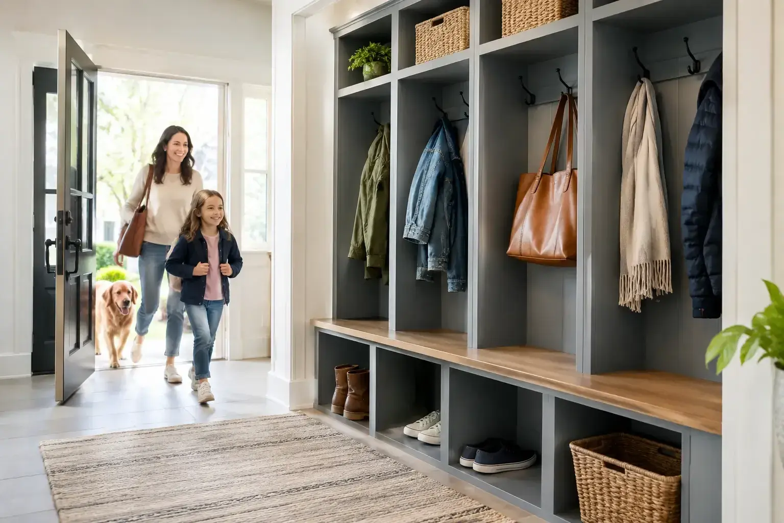 Mudroom Lockers That Make Arrivals Easier