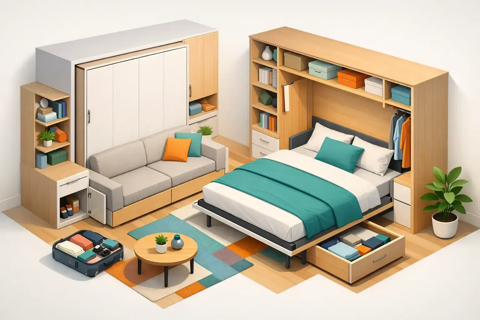 Wall Bed with Storage: Is It Worth It?