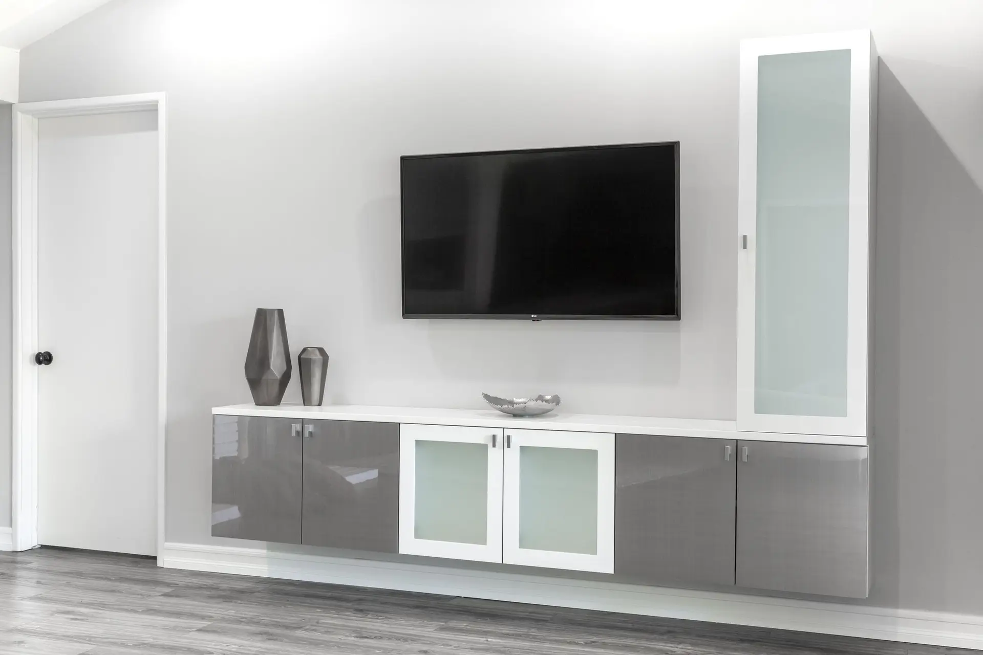 Premium built in media center systems near me designed for luxury living room storage