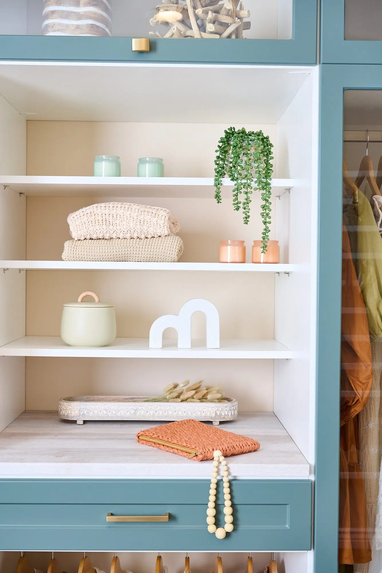 High-end walk-in wardrobe design executed by a top closet contractor near me