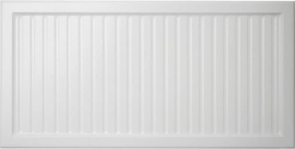 White reeded slim shaker cabinet door for custom closet systems in Coral Springs